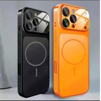 ราคา BBS phone case, matte glass type, for iPhone 17 17Pro 17Promax 16 15 14 13 Plus Max, shockproof, matte style, prevents dropping, with lens protection, supports wireless charging, magnetic cover. (1733