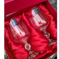 ราคา ￼แก้วคริสตัล Bohemia Crystal แก้วไวน์ แก้วแชมเปญ แพ็คคู่พรีเมี่ยม wine glass (1731502513295952264)