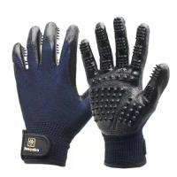 ราคา [TK ขายร้อน] ถุงมือแปรงขนสัตว์เลี้ยง (สุนัข/แมว/ม้า และอื่นๆ) Grooming Gloves for Cats, Dogs, Pets & Horses (1733161984247498003)