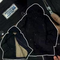 ราคา แจ็คเก็ตเดินป่า แจ็คเก็ตวินเทจ Cotton Hoodie Military Jacket Black แจ็คเก็ตทหารแท้ เสื้อทหาร มี 1ตัว สภาพตามรูป (1733227438693582116)