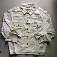 ราคา ⚘ARIZONA JACKET JEANS SZ.M ผูู้ชาย สีขาวครีมตามรูป*☀ (1733277350723225094)