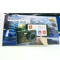 ราคา กล้องติดรถยนต์หน้าหลัง จอสัมผัส Dual Lens Vehicle BlackBox DVR (1733202675779667847)