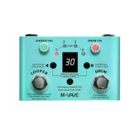ราคา M-VAVE LOST TEMPO Effect Pedal Drum & Looper Effector Mini 2-in-1 Looper & Drum Machine Double Footswitch Looper Pedal Looper แป้นเหยียบกีตาร์ 30 กลองและ 4 ห่วง High Precision Tu (1732834543181661827)