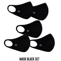 ราคา COD. เซ็ต 5 ชิ้น สีดำ LIVAS เซตหน้ากากผ้าสีดำ Mask ฺBlack แมสเกาหลี แมสผ้า หน้ากากผ้า ทรงเกาหลี สไตล์มินิมอล (1733371706409255982)