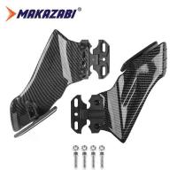 ราคา Carbon Fibre Wind Wing Motorcycle Rearview Side Mirrors Adjustable Side Mirror For Kawasaki Ninja Yamaha Honda Ducati Suzuki BMW (1733258157367395955)
