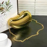 ราคา 2025 New Mango Bag Acrylic Bag Mirror Electroplated Makeup Bag Evening Trend Beach Bag COD (1733126233689654719)