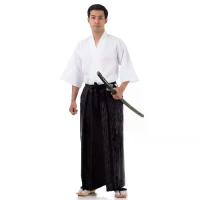 ราคา ชุดซามูไร ชุดฮากามะ ชุดญี่ปุ่น ชุดแฟนซีญี่ปุ่นชาย ชุดประจำชาติญี่ปุ่น (สีดำ) ชุดนักรบญี่ปุ่น ชุดเคนโด้ Kendo Outfit, Samurai costume for men (1733280954039437214)