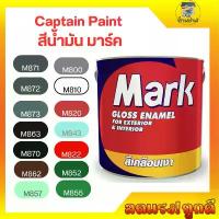 ราคา แนะนำ บล็อกบัสเตอร์ สีน้ำมัน Captain Paint สีน้ำมัน สีกัปตัน มาร์ค สีเคลือบเงา mark(กป.) (1732852169944106131)