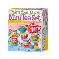 ราคา 4M Paint Your Own - Mini Tea Set ชุดของเล่น อุปกรณ์ระบายสี ปูนปั้นระบายสี ชุดน้ำชา สามารถระบายสีได้ตามจินตนาการ (1732741257574647015)