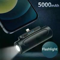 ราคา [COD] 5000mAh Powerbank Quick Charge Mobile Power Self Type C Portable Capsule Powerbank for iPhone Huawei P50 Xiaomi Mini Poverbank (1733350166957819783)