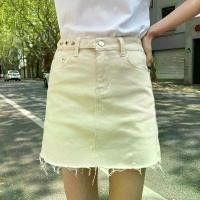 ราคา littlesoulmate กระโปรงยีนส์ มีซับใน กระโปรงยีนส์ผ้านิ่ม (jeans skirt) (1732732520538735657)