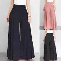 ราคา กางเกงขากว้างเอวสูงสีทึบ OL สำหรับผู้หญิง กางเกงลำลองบาง มีในสต็อก เหมาะสำหรับการค้าต่างประเทศ 2024 ฤดูใบไม้ผลิ Wish karina aespa skirt ผ้า ผูก เอว กางเกง สือ (1731444808887601017)