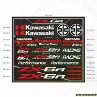 ราคา [COD] Vinyl For Kawasaki ZX-6R Sticker ZX-6R Motorcycle Decals Waterproof (1733034032507946072)
