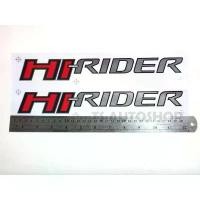 ราคา สติ๊กเกอร์ Hi-Rider สติ๊กเกอร์พรีรันเนอร์ sticker Hi - Rider 1 ชุด 2 ชิ้น ซ้าย ขวา ส่งฟรี รับ หุ้ม คาร์บอน แท้ (1733091404633048835)