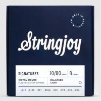 ราคา Stringjoy Signatures สายกีตาร์ไฟฟ้า 8 สาย เบอร์ 10 - 80 (8 string set) US Made (1732716060603680277)