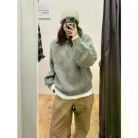 ราคา Soft Knitted Sweater Autumn Winter New Loose Round Neck Lantern Sleeve Pullover Casual Top 462706 (1733457899776804546)