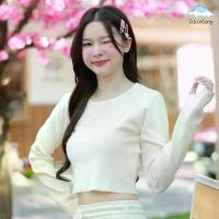 ราคา [ Rei Sweater ] เสื้อไหมพรม สเวตเตอร์ ทรงครอป มีรูสำหรับสอดนิ้ว เพิ่มความอบอุ่น (1732703847615858516)
