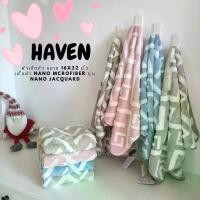 ราคา เก็บเงินปลายทาง. HAVEN Towel รุ่น NANO Jacquardผ้าเช็ดผม ผ้าขนหนู นาโนไมโครไฟเบอร์ ขนาด 16 x 32 นิ้ว HAVEN แท้ (1732703221842019384)