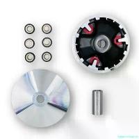 ราคา มอเตอร์ไซค์ balanceshoprich ใช้งานได้ Front bowl + propeller + patch with Yamaha Mio bushing, yamaha fino [M125] original bowl, bowl, insert, bowl, drive wheel, outer belt, drive (1731243124627835149)
