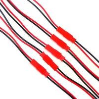 ราคา [COD] 20Pcs Connector Red 2 Pin Connector Male Female JST Plug Cable 22 AWG Wire For RC Battery Helicopter LED Lights Decoration (1733458608341747150)