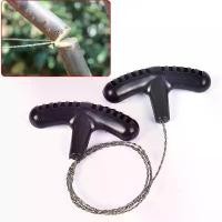 ราคา Outdoor Camping Hiking Rope Chain Saw Practical Portable Emergency Survival Gear Steel Wire Kits (1733353643128292638)