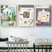 ราคา 1เซ็ท3รูป ภาพติดผนังแต่งบ้าน กรอบรูปมินิมอล ภาพติดผนัง ของตกแต่งห้อง กรอบรูป รูปติดผนัง รูปภาพติดผนัง ภาพติดผนัง (1732646841131762757)