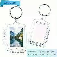 ราคา พวงกุญแจอะครีลิค 10 แพ็ค กรอบใส ใส่รูปถ่าย DIY โปร่งใส กรอบรูป DIY ใส่พวงกุญแจ เหมาะสำหรับคู่รัก วันครบรอบ ของขวัญรับปริญญา คีย์แคป พวงกุญแจ พวง กุญแจ คู่ (1731344191512806666)