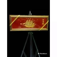 ราคา "กรอบรูป "แต่งบ้านกรอบรูปมงคลเรือสำเภาจีนแดงเสริมฮวงจุ้ย30x60cm ตกแต่งผนัง "กรอบ (1732958102417868048)