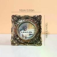 ราคา กรอบรูป สไตล์วินเทจ เครื่องประดับโบราณขนาดเล็ก เหมาะสำหรับแสดงบนโต๊ะและติดผนัง ตกแต่งศิลปะหอศิลป์แบบเก่า (1732406126752008082)