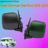 ราคา ♂กระจกข้าง COMMUTER ทรงตั้ง กระจกมองข้างรถยนต์ โตโยต้า คอมมูเตอร์ ครอบกระจกมองข้าง กระจก For Toyota HIACE 2004-2018✫ (1733146561570309311)