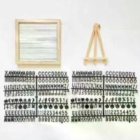 ราคา ป้ายราคา กระดานลบได้Letter board กระดานปักอักษรไม้แท้ กระดานชื่ออักษร 20ซม. 1เซต กระดาน+อักษร+ขาตั้งไม้ แขวน ขาตั้งรูป คลิปบอร์ด a3 (1732808631983572308)