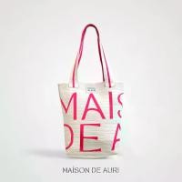 ราคา COD กระเป๋าผ้า Knit รุ่น SAC POP สีชมพู กระเป๋าผ้าผู้หญิง กระเป๋าแฟชั่น กระเป๋าถือ กระเป๋าสะพายไหล่ กระเป๋าสะพายข้าง จุของได้เยอะ งานเรียบ สวย พร้อมส่ง - MAISON DE AURITikTok (1732752837922817926)