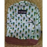 ราคา กระเป๋าเป้ TRANS JANSPORT ขนาด17*13" ขนาดใหญ่ ลายสับปะรด ของแท้100% แถมจัดส่งฟรีค่ะ คําแนะนําผลิตภัณฑ์ใหม่ของเดือนนี้ (1733454148146333680)