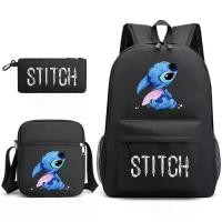 ราคา กระเป๋าเป้ Triplet, Interstellar Stitch, พิมพ์การ์ตูน, วัสดุผ้าใบ, สไตล์กระเป๋าเป้สะพายหลัง (1732298376196163269)