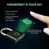 ราคา กุญแจล็อกลายนิ้วมืออัจฉริยะขนาดเล็ก 1 ชิ้น กันน้ำ ป้องกันการโจรกรรม พร้อมระบบปลดล็อกแบบไร้กุญแจ ชาร์จผ่านสายยูเอสบี เหมาะสำหรับกระเป๋าเดินทาง กระเป๋าเป้ หรือประตู (1733225862126929622)