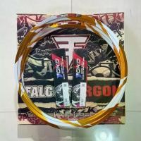 ราคา [COD] [Tiktok]วงล้อ Falcon Argon 1.40x17 ลายจตุคาม, ลายสายฟ้า, ลายหมากฮอต (แพ็คคู่ขนาดเดียวกัน) +ซี่ลวด YOKO ชุบ 2 กล่อง *แจ้งขนาดซี่ลวดที่ต้องการในแชท (1732707700501940182)