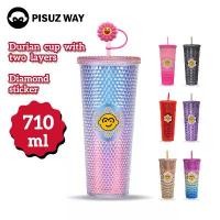 ราคา ขวดน้ำ ตุ๊กตาบาร์บี้ ลายทุเรียน ถ้วยพลาสติก 2 ชั้น 710ml สไตล์น่ารัก เก็บได้ แก้ว เก็บ ความ เย็น ติด เพชร แท้ ของ สตาร์บัค (1732462820917347598)