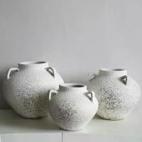 ราคา แจกันดอกไม้เซรามิกหยาบสไตล์เซนสำหรับดอกไม้แห้ง แจกันวินเทจ แจกันเซรามิกทำมือ สไตล์ญี่ปุ่น ของตกแต่ง (1733268648151778309)