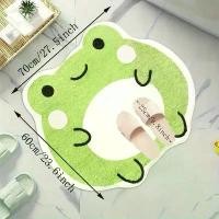 ราคา พรมเช็ดเท้า กบ สีเขียว ขนนุ่ม พร้อมส่ง ขนาด 70x60 ซม. พรมห้องน้้ำ ผ้าเช็ดเท้า หน้าห้องน้ำ ของขวัญ ของตกแต่ง (1732793258072049614)