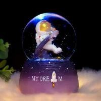 ราคา กล่องดนตรีลูกแก้วคริสตัลนักบินอวกาศพื้นที่ใหม่ ของตกแต่ง กล่องดนตรีสำหรับนักเรียน ลูกบอลน้ำเกล็ดหิมะ ของขวัญวันเกิด (1733371988567229797)
