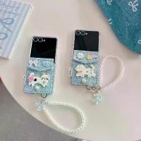 ราคา พร้อมส่งจากไทย ! เคสฟลิปกระเป๋ายีนส์ลายน้องหมาแมว Y2K (2080) for Samsung Galaxy Z Flip7 Flip6 Flip5 คําแนะนําผลิตภัณฑ์ใหม่ของเดือนนี้ ขาตั้งกล้อง มือถือ อัจฉริยะหมุน 360 องศา (1733313278379460086)