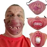 ราคา หน้ากากปาร์ตี้ฮาโลวีน, การออกแบบหน้าตลกและน่ากลัว, วัสดุลาเท็กซ์, หน้ากากสยองขวัญ, คอสเพลย์มาสเคอเรด, หน้ากากน่ากลัวตลก, มาสคาร่า, การออกแบบวายร้ายตลก, สวมใส่ได้, เหมาะสำหรับปาร์ตี้ฮาโลวีน (1732474988