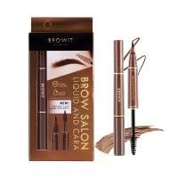 ราคา COD ขายดีประจำเดือนนี้ Browit Brow Salon Liquid and Cara 1ml+3.5g โบรว ซาลอน ลิควิด&มาสคาร่า (1733354332081981368)
