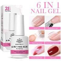 ราคา ยาทาเล็บ BORN PRETTY ชุดเจลทาเล็บหกในหนึ่ง ฟังก์ชันเจลทาเล็บ เบสเจล ท็อปโค้ต เจลเสริมแรง เจลแพทช์ (1733359812410771319)