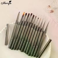 ราคา ชุดแปรงทาเล็บ 12 ชิ้น Monja สำหรับทำเล็บ ยูวีเจล ยาทาเล็บ ภาพวาดและการวาดภาพ ลายยิปซั่ม 3 มิติ แปรงไลเนอร์ ไล่ระดับสีฝรั่งเศส คริสตัลอะคริลิค เจลสร้างเสริม ปืนต่อเล็บ เครื่องมืออ (1732811604970997569)