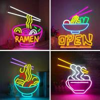 ราคา Ramen ป้ายไฟนีออน USB ไฟนีออนแบบหรี่แสงได้สำหรับร้านอาหาร ร้านก๋วยเตี๋ยวญี่ปุ่น บาร์ ห้องครัว ห้องรับประทานอาหาร ปาร์ตี้ ธุรกิจ ตกแต่งผนัง (1733035873220724386)