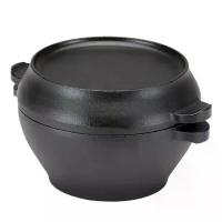 ราคา [เก็บเงินปลายทาง] หม้อดัตช์ทรงกลม อุปกรณ์ทำอาหารหนัก ขนาดเล็ก สำหรับอบขนมปัง เตาหลอมเหล็ก เหมาะสำหรับใช้ในบ้าน ห้องครัว และการทำอาหารนอกสถานที่ (1733278423297328605)