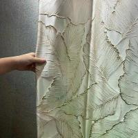 ราคา มู่ลี่ Jacquard ใบไม้สีบรอนซ์ ชุด 2 ชิ้น ลายป่าไม้ 3D ฉนวนกันความร้อนผ้านวมสีดำ ทำจากโพลีเอสเตอร์ 100% ดีไซน์หรูหราและสง่างาม เหมาะสำหรับห้องนั่งเล่น ห้องนอน และประตูบานเลื่อน ปก (1732502748110423182)