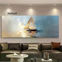 ราคา ภาพวาดสีน้ำมันบริสุทธิ์ 2D/แบน 100% วาดด้วยมือ ภาพวาดเรือใบสีทอง ภาพวาดเนื้อสัมผัสการแล่นเรือใบกับลมสำหรับห้องนั่งเล่น ของขวัญตกแต่งบ้านที่สมบูรณ์แบบ เหมาะสำหรับห้องนั่งเล่น ห้อง (1733398224929589179)