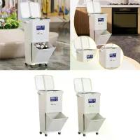 ราคา ถังขยะ 2 ชั้น สำหรับห้องครัว ห้องน้ำ และโรงแรม เหมาะสำหรับร้านอาหาร ถังขยะสำหรับคัดแยก (1733456020456965726)